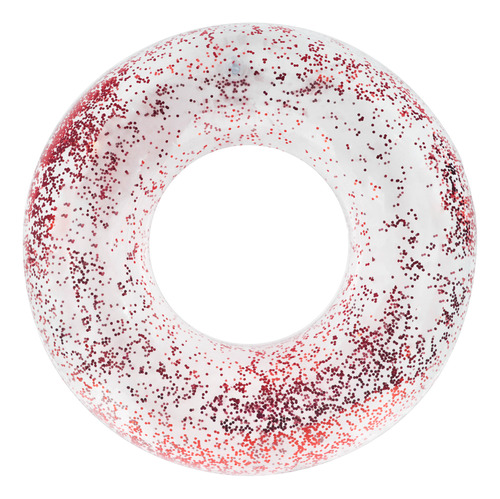 Boia Circular Com Glitter 52cm Vermelho