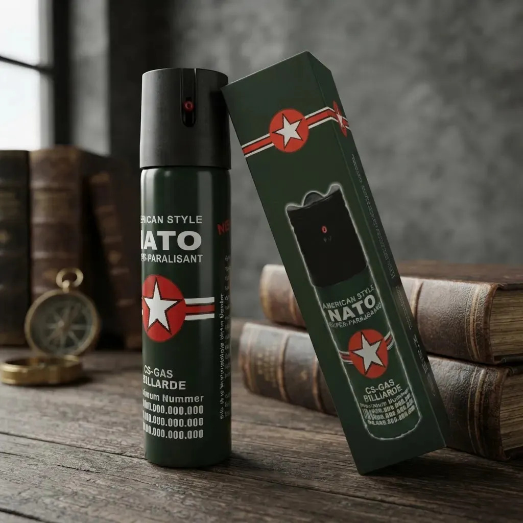Gas Pimienta Nato En Caja Para Autodefensa 110ml