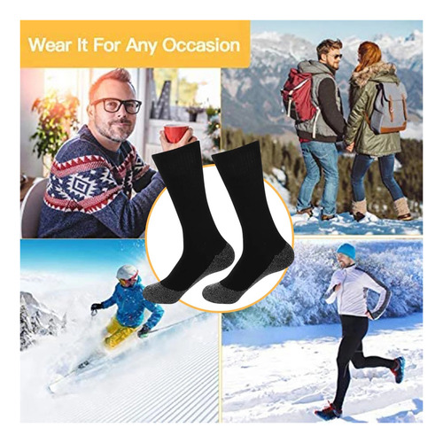 4 Pares De Calcetines Térmicos De Esquí Para Invierno, Tempe