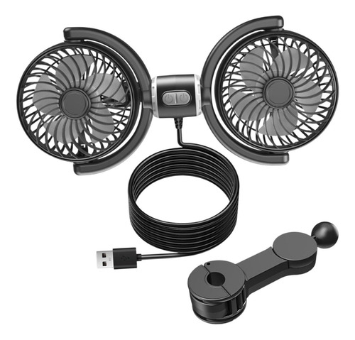A Ventilador De Doble Cabezal Del Asiento Trasero De