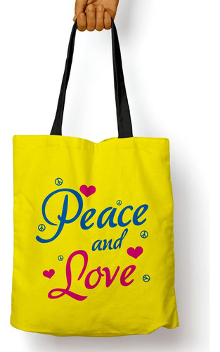 Bolso Peace And Love (d0205 Boleto.store)
