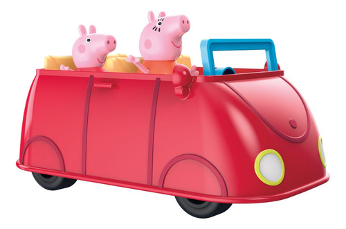 Conjunto De Figura E Veículo Vermelho Peppa Pig Hasbro