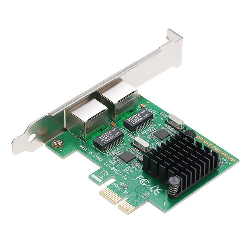 Placa De Servidor De Rede 2 Portas Gigabit 1000m Pci-e