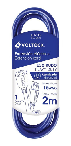 Extensión De Uso Rudo Aterrizada 2 M Cal 16, Volteck 40203