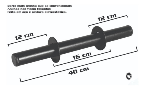 Imagem 2 de 6 de Halter Para Anilhas