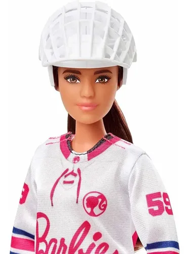 Barbie Set Jugadora De Hockey Mattel Juegos De Invierno 799