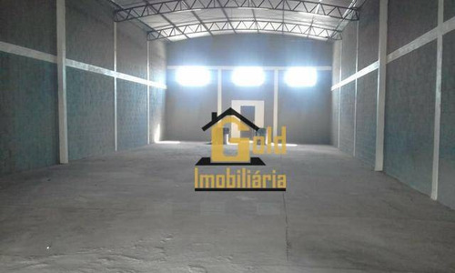 Galpão Para Alugar, 300 M² Por R$ 3.000/mês - Vila Carvalho - Ribeirão Preto/sp - Ga0083