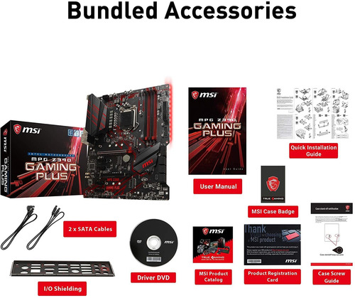 Placa Madre Msi Mpg Z390 Gaming Plus, Ddr4, 4400 Mhz