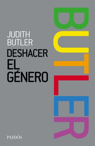 Deshacer El Género Judith Butler