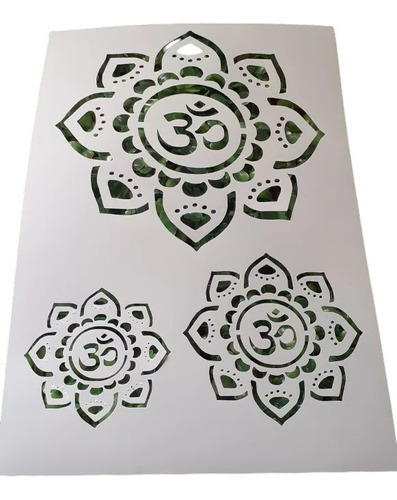 Stencil Mandala Simbolo Namaste