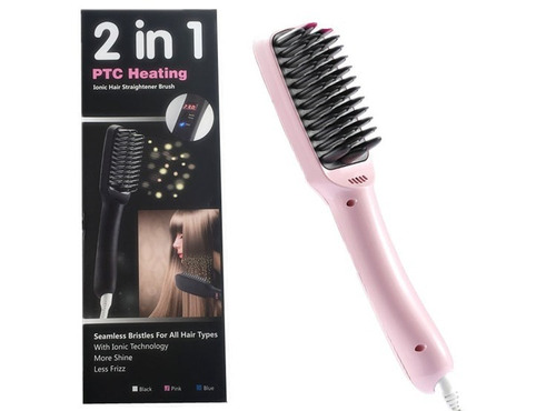 Cepillo Alisador Cabello Electrico Ionic Ptc Heating - Frizz