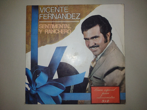 Lp Vinilo Vicente Fernandez Sentimental Y Ranchero Ranchera