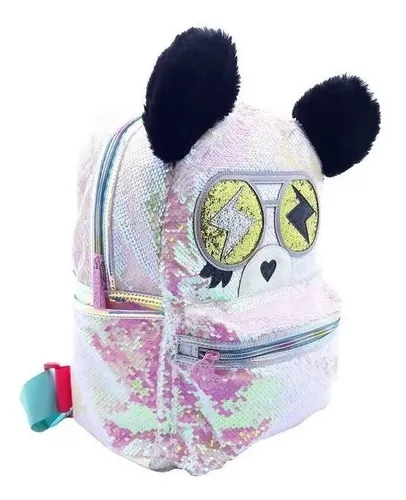 Mochila de panda con lentejuelas sale