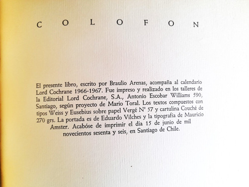 Braulio Arenas - El Juego De Ajedrez-libro Y Calendario . (Usado)
