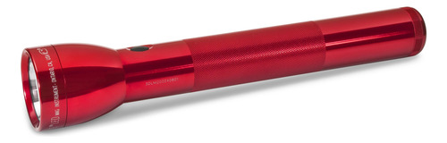 Linterna Maglite Ml300l Led Con Pantalla D De 3 Celdas, Roja