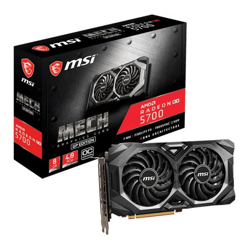 Tarjeta De Vídeo Msi Radeon Rx 5700 Mech Gp Oc 8gb