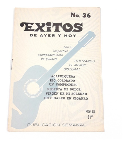 Éxitos De Ayer Y Hoy - No. 36 / Acordes Para Guitarra (Usado)