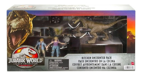 Set Figuras Jurassic World Kitchen Encounter Pack