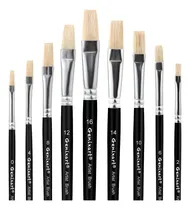 Comprar Juego De Pinceles De Acuarela Al Oleo Acrilico, 9 Pinceles P