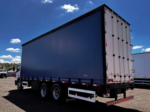Mb Atego 2426 6x2 2013 Truck Revisado Com Baú Sider 16 Palet