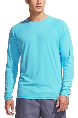 Tsla Camiseta Proteccion Para Hombre Fpu 50+ Uv Ajuste Manga