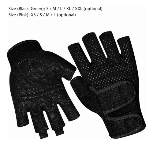 Bicicleta De Montaña Workout Gloves Sailing 3/4 Con Dedos Co