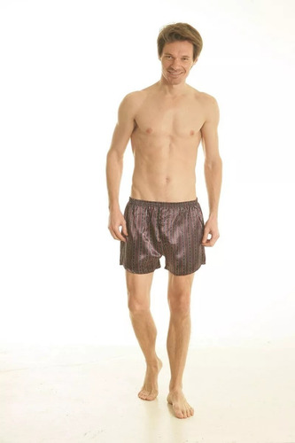 Imagen 2 de 8 de Boxer Calzoncillo Hombre Seda Boselli