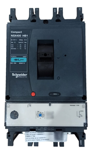 Disjuntor Schneider Lv433624 C40v31m320 Nsx400hb1 Mic 1.3 3p