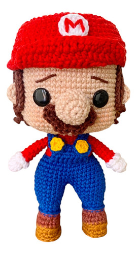 Super Mario Bros Amigurumi Boneco Crochê