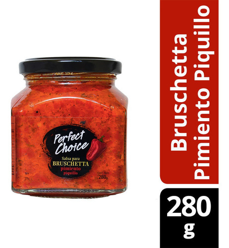 Bruschetta Pimiento Piquillo Perfect Choice 280grs
