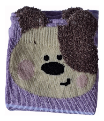 Calcetas De Algodón Para Niña De Animales Hasta La Rodilla Multicolor Variado Único