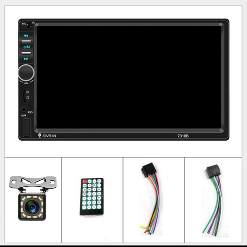 7 Pulgadas De Pantalla Táctil De Audio 7018b + Cámara