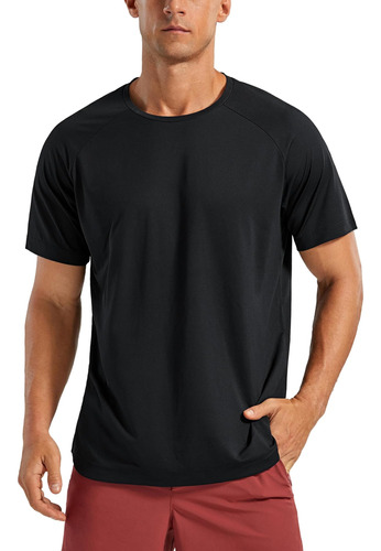 Crz Yoga Polera De Manga Corta Para Hombre Entrenamiento D