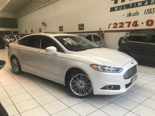 Ford Fusion 2.0 Gtdi Titanium Aut. 4p 2015 Branco Perolizado
