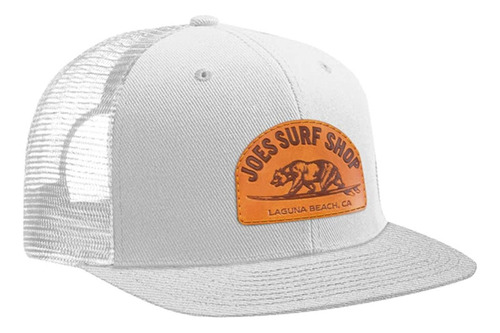 Joe's Surf Shop Surfing Bear Flat Bill Snapback Gorra