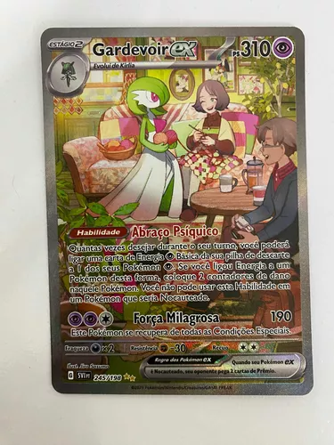 Carta Pokemon Gardevoir Ex (rc30/32) + Brindes