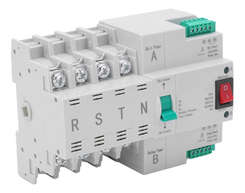 ¡ Interruptor De Transferencia Automática Dual Power 4p Din