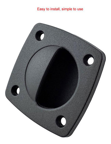 Bote 2,32 ''pulgadas Cuadrado Tirante Manija Negro Nylon