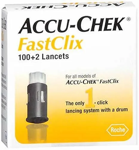 Accu-chek Fastclix Lancetas, 102 Conde.