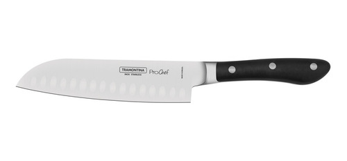 Cuchillo Santoku Tramontina Prochef Con Lámina De Acero Inox