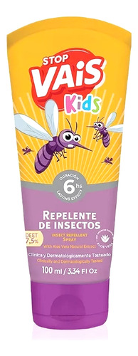  * Repelente Crema Insectos Mosquitos Kids Vais 100 Gr *