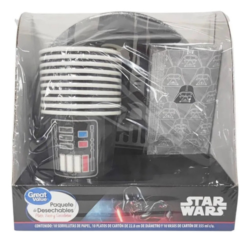 Kit Desechable Star Wars 30 Piezas Great Value