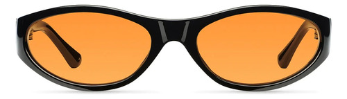 Lentes De Sol Meller Polarizados Uv400 - Bron Black Orange