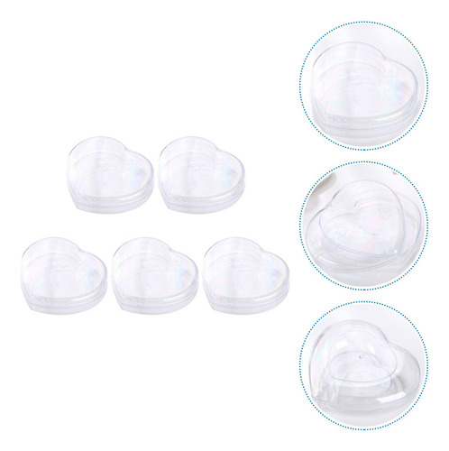 Caixas De Doces Transparentes Em Formato De Coração Choc