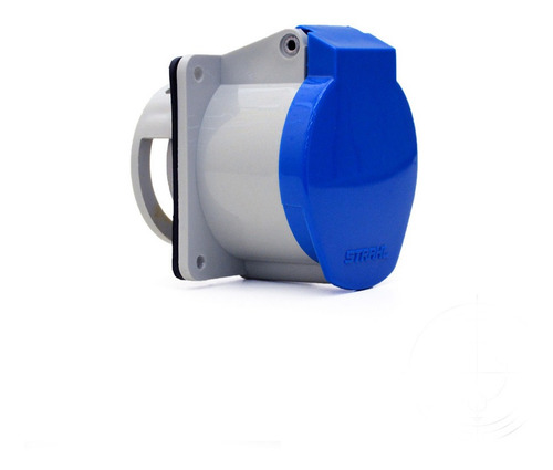 Tomada De Embutir Negativa 3p+ T 32a 220/240v Strahl N-4249
