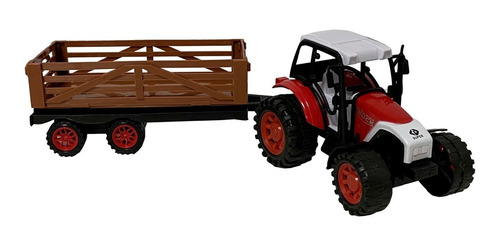 Tractor De Granja Con Remolque Para Animalitos 33c. Trailler