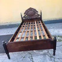 Comprar Cama Solteiro Antiga Madeira Entalhada 98cm u002Fsó Pu002F Curitiba