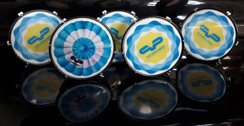 Imagen 3 de 10 de Caseta Tamborin De 6 Pyp Con Logo