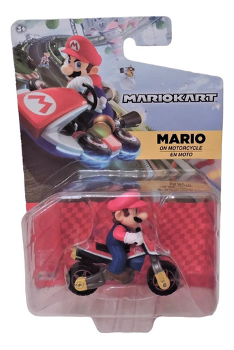 Jakks Pacific Figura De Mario Bross En Motocicleta Unico!!!!