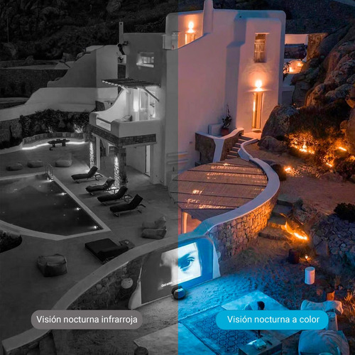 Cámara De Seguridad Kolke Ptz 4mp Inalámbrica Wifi Audio